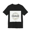 Courage Minimal Wordcloud Tee | Fresh-Start Minimalism, New Page Apparel by Tristan’s Treehouse