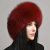 🧢 Women’s Winter Genuine Leather Ethnic Style Ear Protection Hat by FitiqueFit