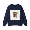 Stay Calm Crash Out Crewneck Sweatshirt | neon graffiti, meltdown design by Tristan’s Treehouse