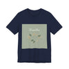 Breathe Leaf Line Tee | nature vibes, calming minimal by Tristan’s Treehouse