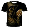 Mens Skull 3D t-shirts by FitiqueFit