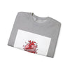 Anatomic Heart Patch Crewneck Sweatshirt | anti love graphic, punk Valentine by Tristan’s Treehouse