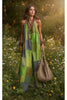 Women's Plaid Print Jumpsuit – Sleeveless, Wide-Leg, Suspender Style