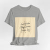 Just Breathe Stay Curious Create Joy Tee | messy handwriting shirt, doodle text design by Tristan’s Treehouse