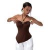 Ultra-feminine Cropped Outerwear Top by My Store