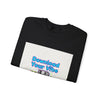 Download Your Vibe Sweatshirt | Y2K retro tech, pixel floppy art by Tristan’s Treehouse