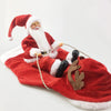 Dog Christmas Clothes Santa Claus Riding Deer by My Store