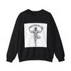 Loud Self-Care Metal Font Crewneck | gothic wellness quote, edgy self-care merch by Tristan’s Treehouse