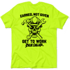 Earned Not Given - Safety Yellow T-Shirt by Armed American Supply