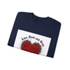 Gothic Rose Heart sweatshirt | New Romantic, 80s nostalgia by Tristan’s Treehouse