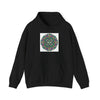 Psychedelic Botanical Mandala Hoodie | Festival Art Sweatshirt by Tristan’s Treehouse