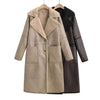 Women’s Belted Double-Breasted Winter Trench Coat by FitiqueFit