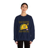 Taco Tariffs? Hard Shell No. Sweatshirt | Political Taco Pun, Protest Typography by Tristan’s Treehouse