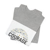 Courage Minimal Wordcloud Tee | Fresh-Start Minimalism, New Page Apparel by Tristan’s Treehouse