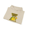 Tacos Not Tariffs Hoodie | taco pun, tariff protest typography by Tristan’s Treehouse
