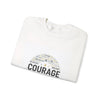 Courage wordcloud Sweatshirt | Fresh Start minimal renewal apparel by Tristan’s Treehouse