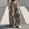 Women's Y2K Camouflage Cargo Pants by FitiqueFit