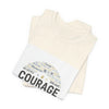Courage Minimal Wordcloud Tee | Fresh-Start Minimalism, New Page Apparel by Tristan’s Treehouse