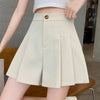 Stretchy High-waisted Pleated Wide-leg Casual Pants That Slim The Figure And Are Versatileperfect As An A-line Hot Pant by My Store