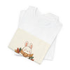 Stay Cozy Bunny T-Shirt | cute animal illustration, winter forest art by Tristan’s Treehouse