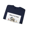 Kings of the Trash Raccoon Sweatshirt | trash panda, raccoon doodle by Tristan’s Treehouse