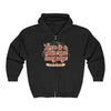 Love Vibes Zip Hoodie —Tristan’s Treehouse Rustic Lakeside Circle Illustration by Tristan’s Treehouse