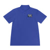 Peace & Progress Men's Polo Shirt — 'PEACE not POTENTIAL FOR WAR' Patch by Tristan’s Treehouse