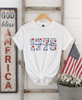 1776 America Floral Gildan Softstyle Tee by Ocean & 7th