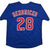 Autographed/Signed Kyle Hendricks Chicago Blue Baseball Jersey JSA COA