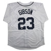 Autographed/Signed Kirk Gibson Detroit White Baseball Jersey JSA COA