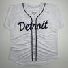 Autographed/Signed Kirk Gibson Detroit White Baseball Jersey JSA COA