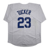 Autographed/Signed Kyle Tucker Los Angeles White Baseball Jersey JSA COA