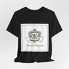Ornate Brooch Emblem Tee | baroque print tee, vintage emblem shirt by Tristan’s Treehouse