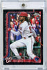 2025 Topps Chrome Update James Wood #USC95 Black Raywave Refractor /10 Rookie RC Baseball Card
