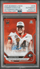 Graded 2025 Topps Bowman U Now Gunner Stockton #57B Autograph Red Foil /5 Rookie RC Football Card Authentic Auto PSA 10 Gem Mint