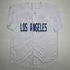 Autographed/Signed Manny Ramirez MannyWood Los Angeles White Baseball Jersey Beckett BAS COA