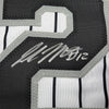Framed Autographed/Signed Colson Montgomery 35x39 Chicago Pinstripe Baseball Jersey Beckett BAS COA
