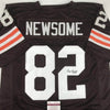 Autographed/Signed Ozzie Newsome HOF 99 Cleveland Football Brown Jersey JSA COA by Hall of Fame Sports Memorabilia