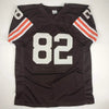 Autographed/Signed Ozzie Newsome HOF 99 Cleveland Football Brown Jersey JSA COA by Hall of Fame Sports Memorabilia