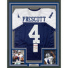 Framed Autographed/Signed Dak Prescott 35x39 Dallas Thanksgiving Day Football Jersey JSA COA by Hall of Fame Sports Memorabilia