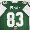 Autographed/Signed Vince Papale Philadelphia Green Football Jersey JSA COA by Hall of Fame Sports Memorabilia