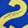 Framed Autographed/Signed Blake Corum 35x39 Los Angeles LA Blue Football Jersey Beckett BAS COA