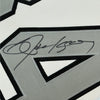 Framed Autographed/Signed Bo Jackson 35x39 Oakland White Color Rush Football Jersey JSA COA