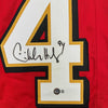 Framed Autographed/Signed Charles Haley 35x39 San Francisco Red Alternate Football Jersey JSA COA