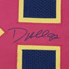 Framed Autographed/Signed Dante Hall 35x39 Kansas City Black Football Jersey JSA COA by Hall of Fame Sports Memorabilia