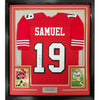 Framed Autographed/Signed Deebo Samuel 35x39 San Francisco Red Alternate Football Jersey JSA COA by Hall of Fame Sports Memorabilia