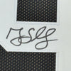 Framed Autographed/Signed Greg Lloyd 35x39 Pittsburgh Black Football Jersey Beckett BAS COA