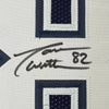 Framed Autographed/Signed Jason Witten 35x39 Dallas Dark Blue Football Jersey Beckett BAS COA by Hall of Fame Sports Memorabilia
