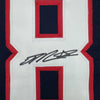 Framed Autographed/Signed Joe Mixon 35x39 Houston Blue Football Jersey JSA COA