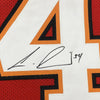 Framed Autographed/Signed Lavonte David 35x39 Tampa Bay Red Football Jersey JSA COA by Hall of Fame Sports Memorabilia